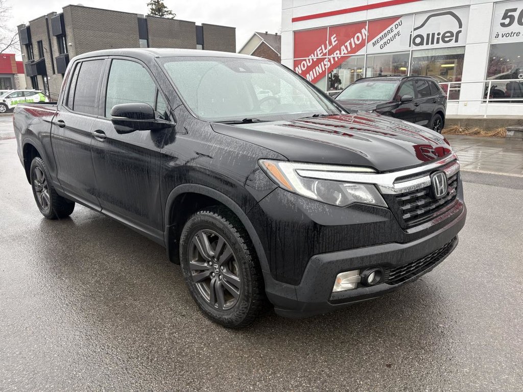 Honda Ridgeline Sport AWD CARPLAY I MAGS I TOIT OUVRANT I SIEGES CHAUFFANTS I  DEMARREUR I SECURITE ACTIVE 2019 à Montréal, Québec - 2 - w1024h768px