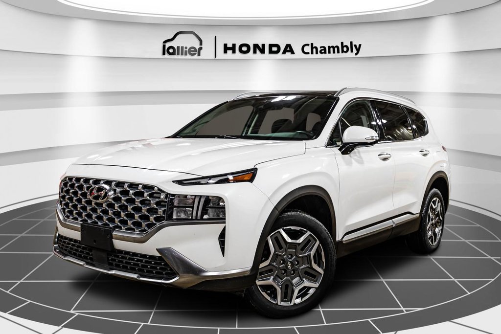 2022 Hyundai Santa Fe Hybrid Luxry JAMAIS ACCIDENTÉ I CUIR I TOIT PANOTAMIQUE I SIEGES CHAUFFANTS ET VENTILÉS  I SECURITE ACTIVE in Montréal, Quebec - 1 - w1024h768px