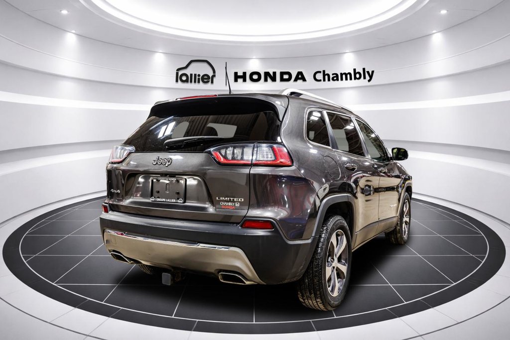 2019 Jeep Cherokee Limited 4x4 CUIR I SIGES EN CUIR CHAUFFANTS I DEMARREUR I CAMERA in Montréal, Quebec - 7 - w1024h768px