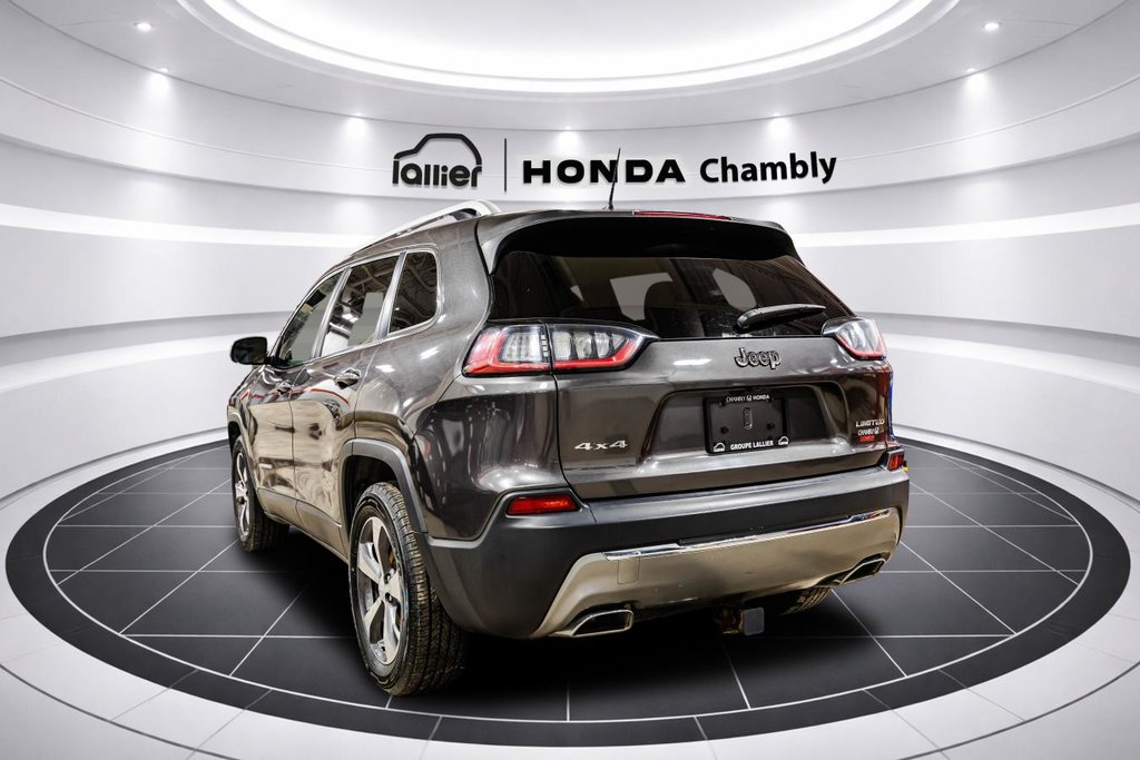 2019 Jeep Cherokee Limited 4x4 CUIR I SIGES EN CUIR CHAUFFANTS I DEMARREUR I CAMERA in Montréal, Quebec - 5 - w1024h768px