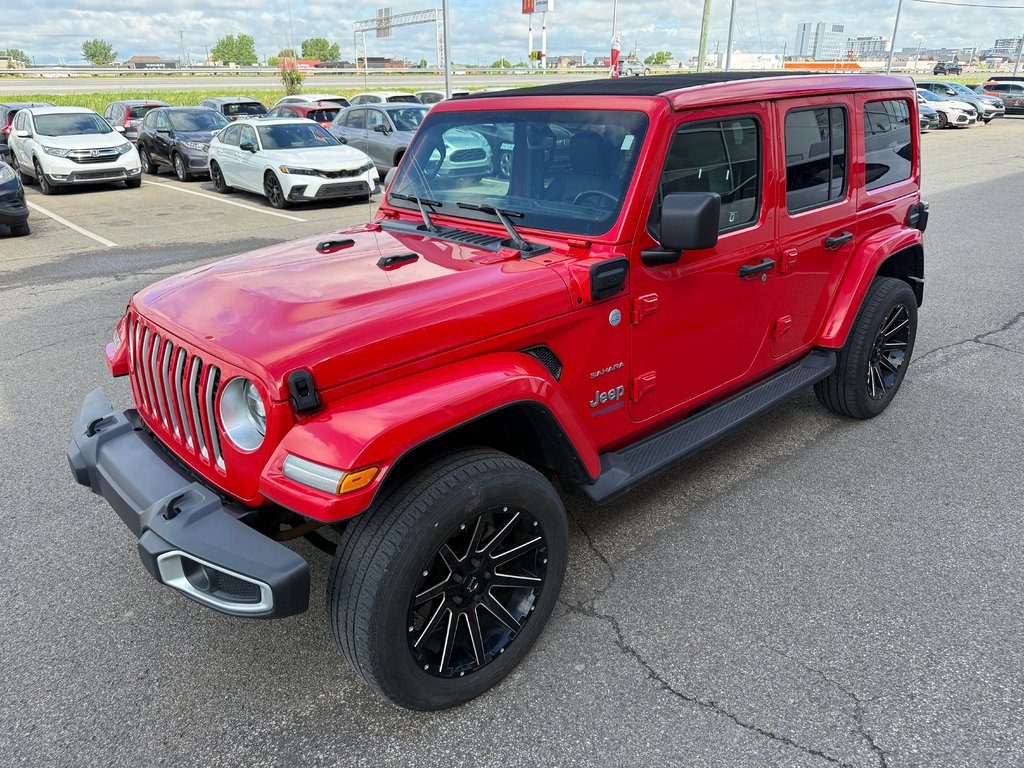 Jeep Wrangler 4xe Unlimited Sahara/UN PROPRIO/21 DOSSIERS ENTRETIEN 2021 à Lachenaie, Québec - 1 - w1024h768px