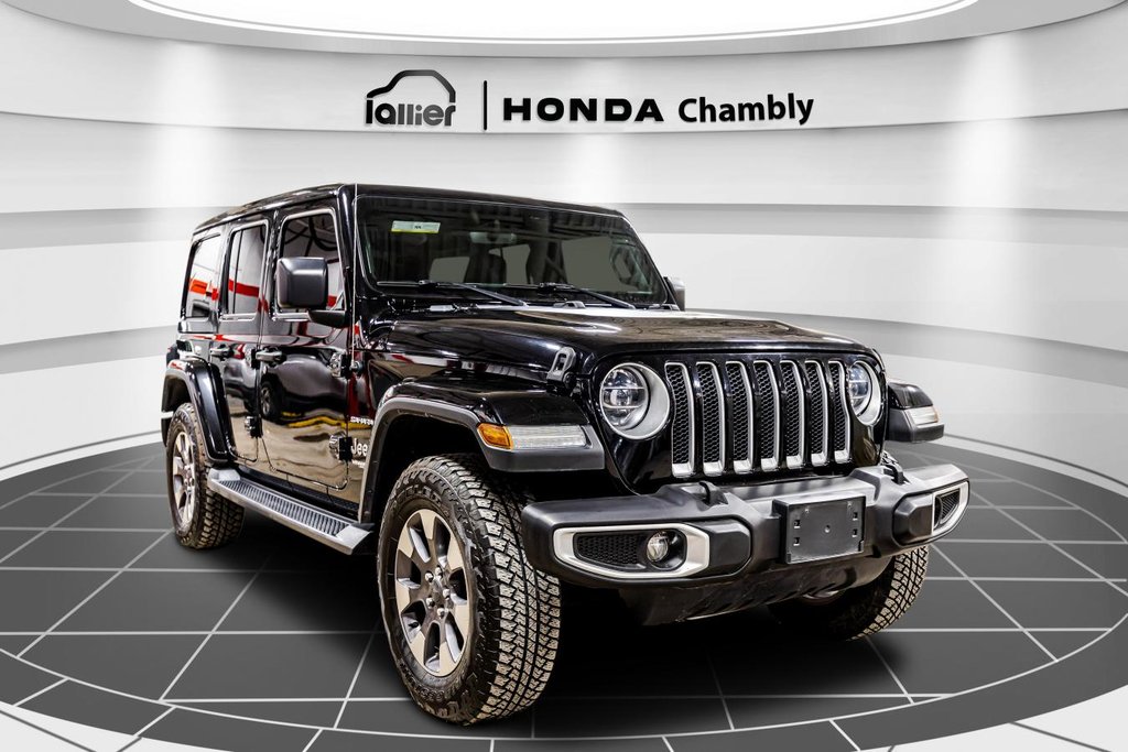 2020 Jeep Wrangler Sahara 4x4 SKYROOF I CUIR I JAMAIS ACCIDENTÉ I DEMARREUR I MAGS I SIEGES CHAUFFANTS I CAMERA in Montréal, Quebec - 9 - w1024h768px