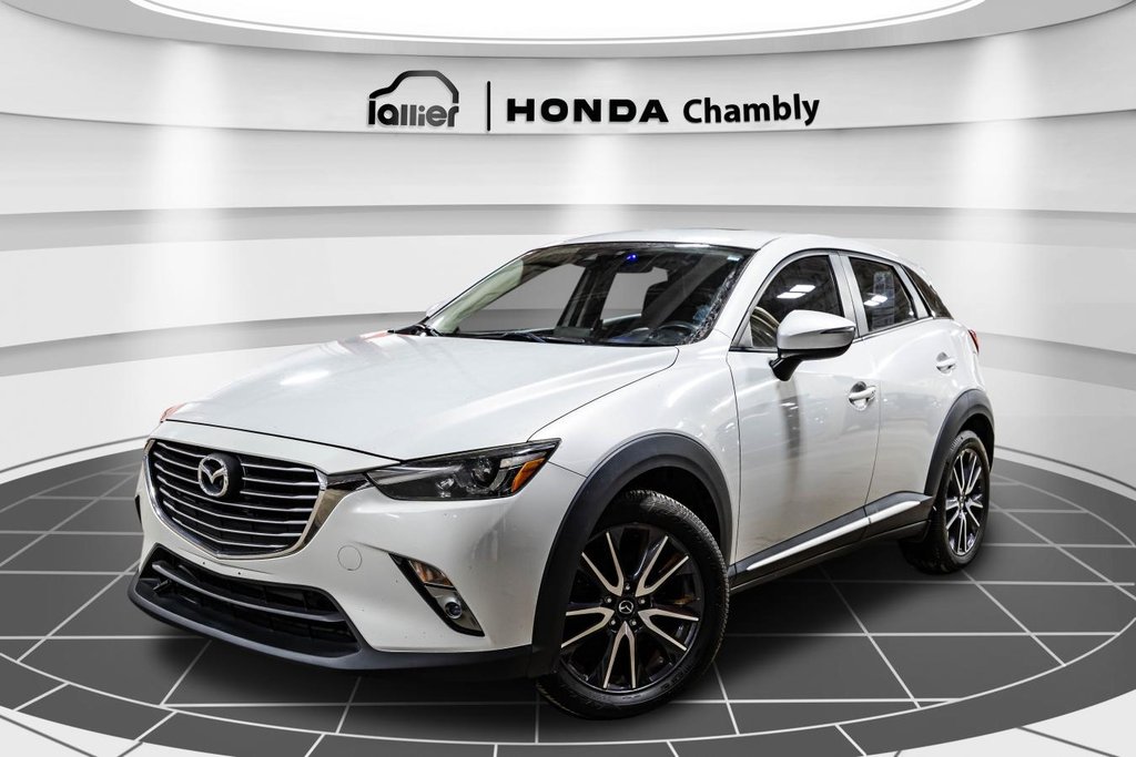 Mazda CX-3 GT AWD CUIR I TOIT OUVRANT I SIEGES ET VOLANT CHAUFFANTS I FREINS NEUF 2018 à , Québec - 1 - w1024h768px