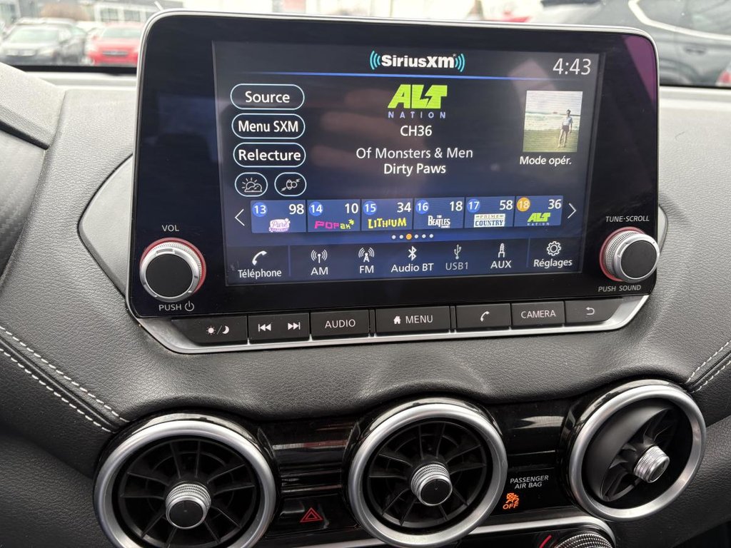 2022 Nissan Sentra SV CARPLAY I SIEGES CHAUFFANTS I TOIT OUVRANT I DEMARREURE I SECURITE ACTIVE in Montréal, Quebec - 12 - w1024h768px