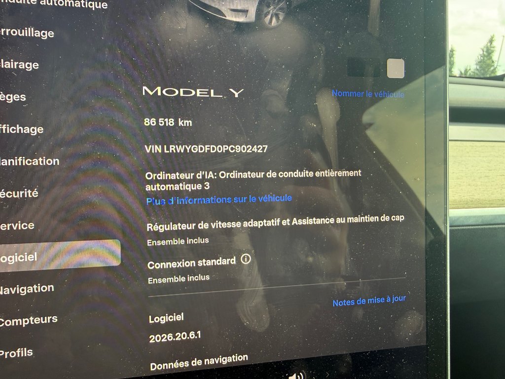 2023 Tesla Model Y STANDARD RANGE/RWD/UN PROPRIÉTAIRE in Lachenaie, Quebec - 11 - w1024h768px