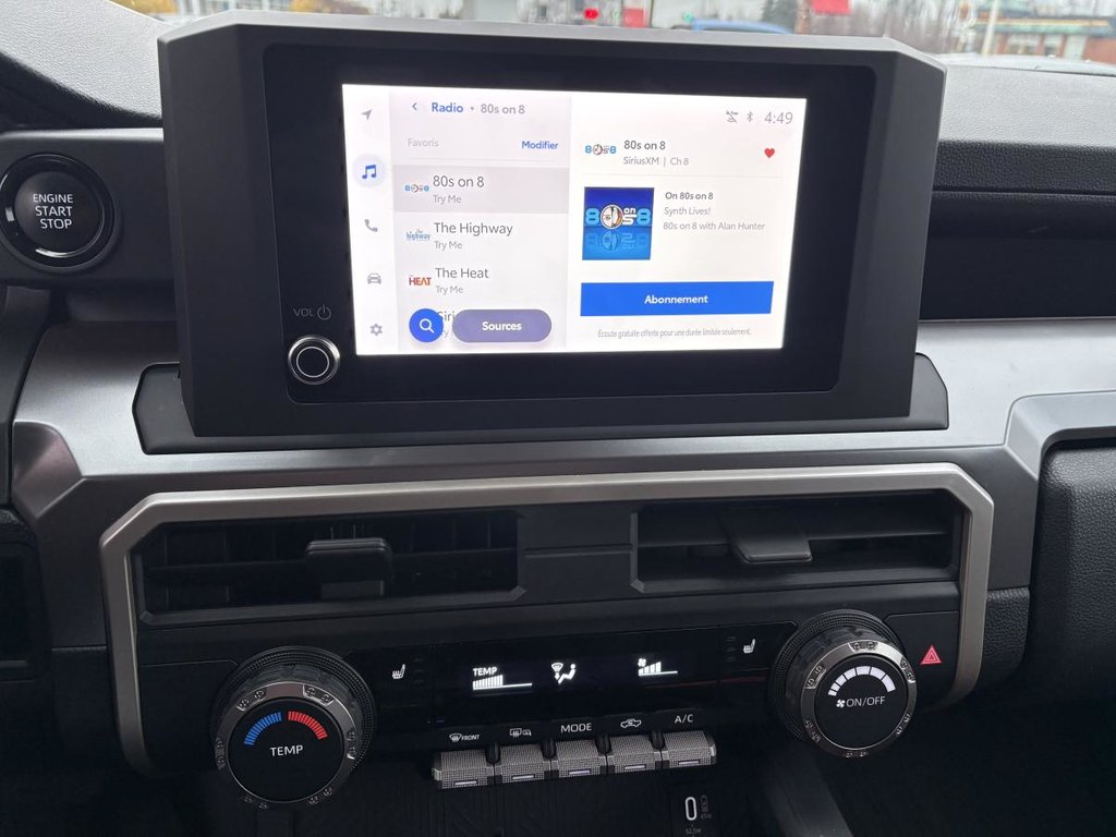 2024 Toyota Tacoma Double Cab 4x4 SR5 JAMAIS ACCIDENTÉ  CARPLAY I SIEGES CHAUFFANTS I CAMERA I BLUETOOTH I SECURITE AC in , Quebec - 12 - w1024h768px