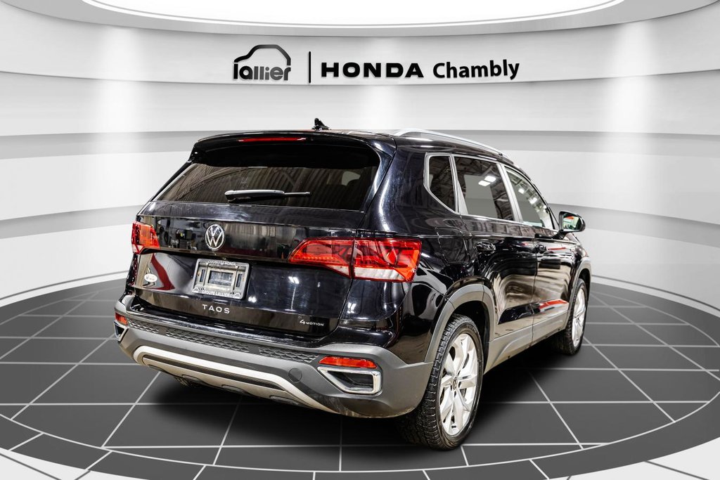 2022 Volkswagen Taos Comfortline 4MOTION JAMAIS ACCIDENTÉ I TOIT PANORAMIQUE I SIEGES CHAUFFANTS I MAGS I SECURITE ACTIVE in , Quebec - 7 - w1024h768px