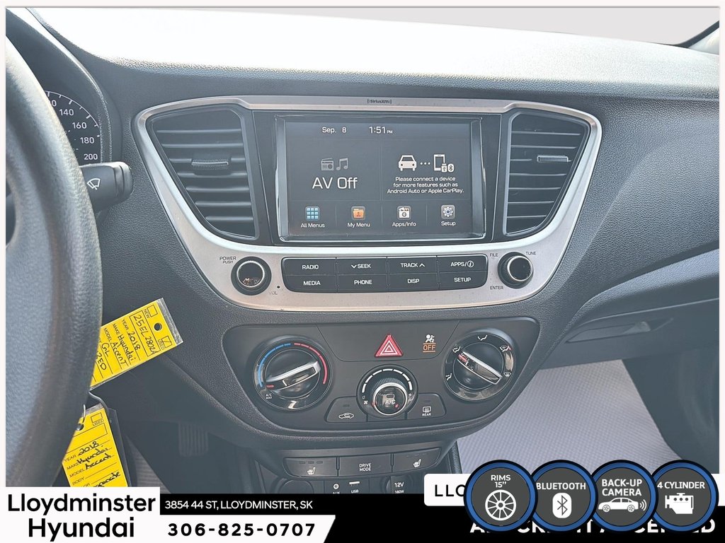 2018 Hyundai Accent GL in Lloydminster, Saskatchewan - 22 - w1024h768px