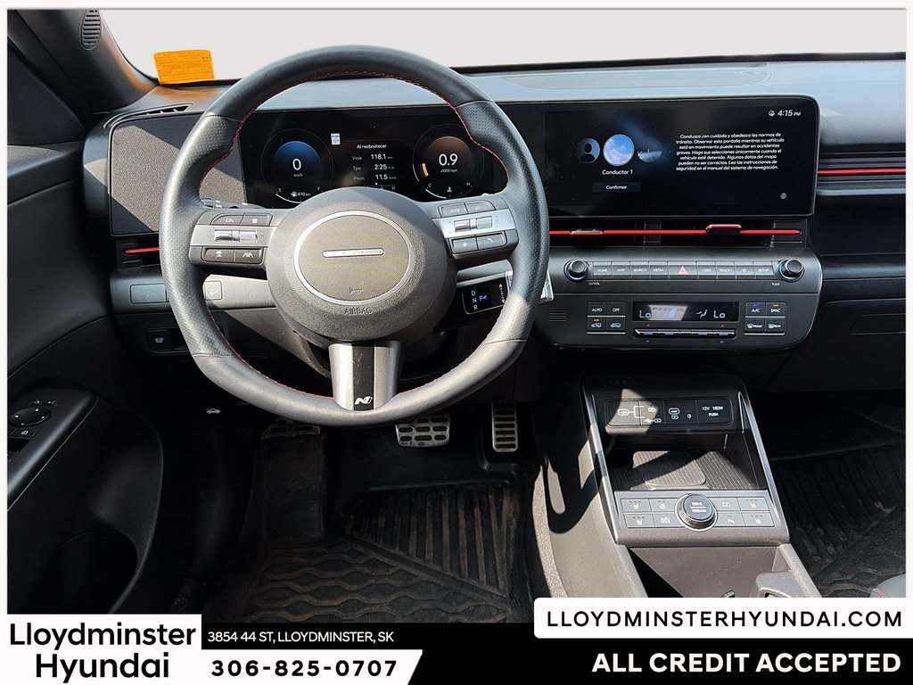2025 Hyundai Kona 1.6T N Line in Lloydminster, Saskatchewan - 14 - w1024h768px