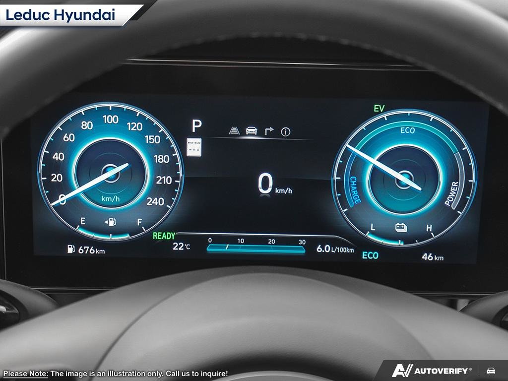 2026 Hyundai Elantra Hybrid Luxury Two-Tone Interior in Leduc, Alberta - 12 - w1024h768px