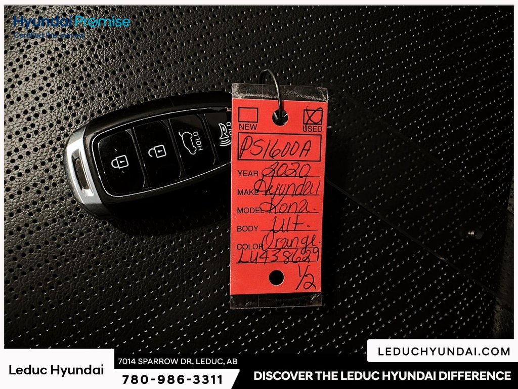 2020 Hyundai Kona 1.6T Ultimate in Leduc, Alberta - 28 - w1024h768px