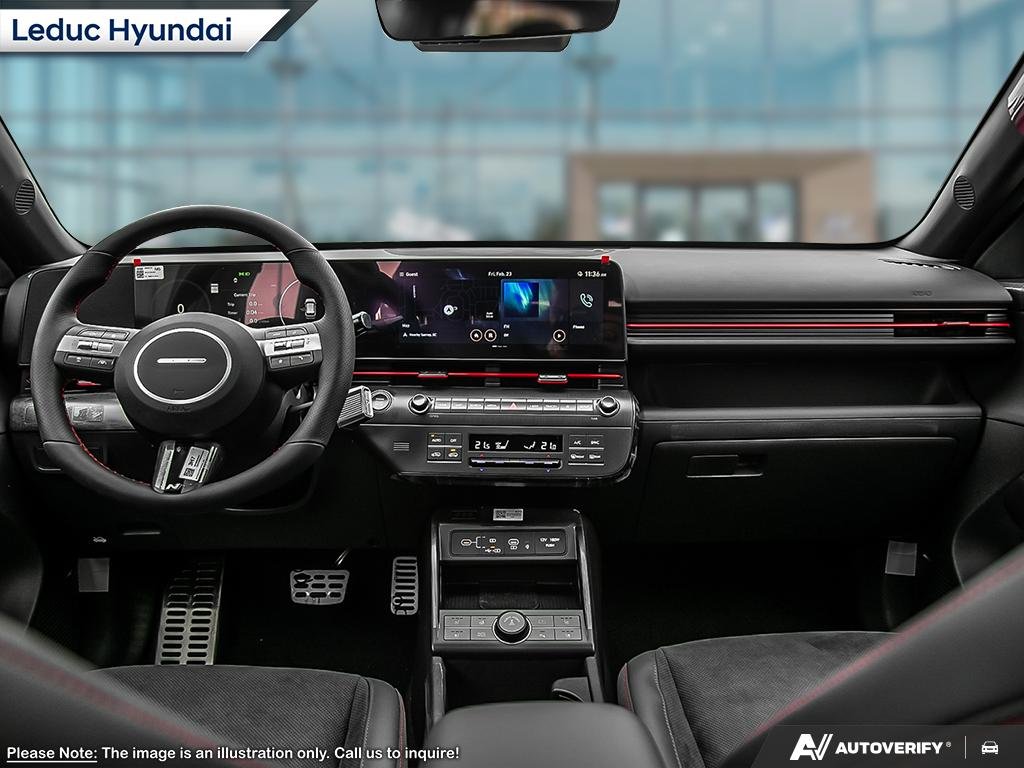 2026 Hyundai Kona N Line Ultimate w/ Two-tone in Leduc, Alberta - 22 - w1024h768px