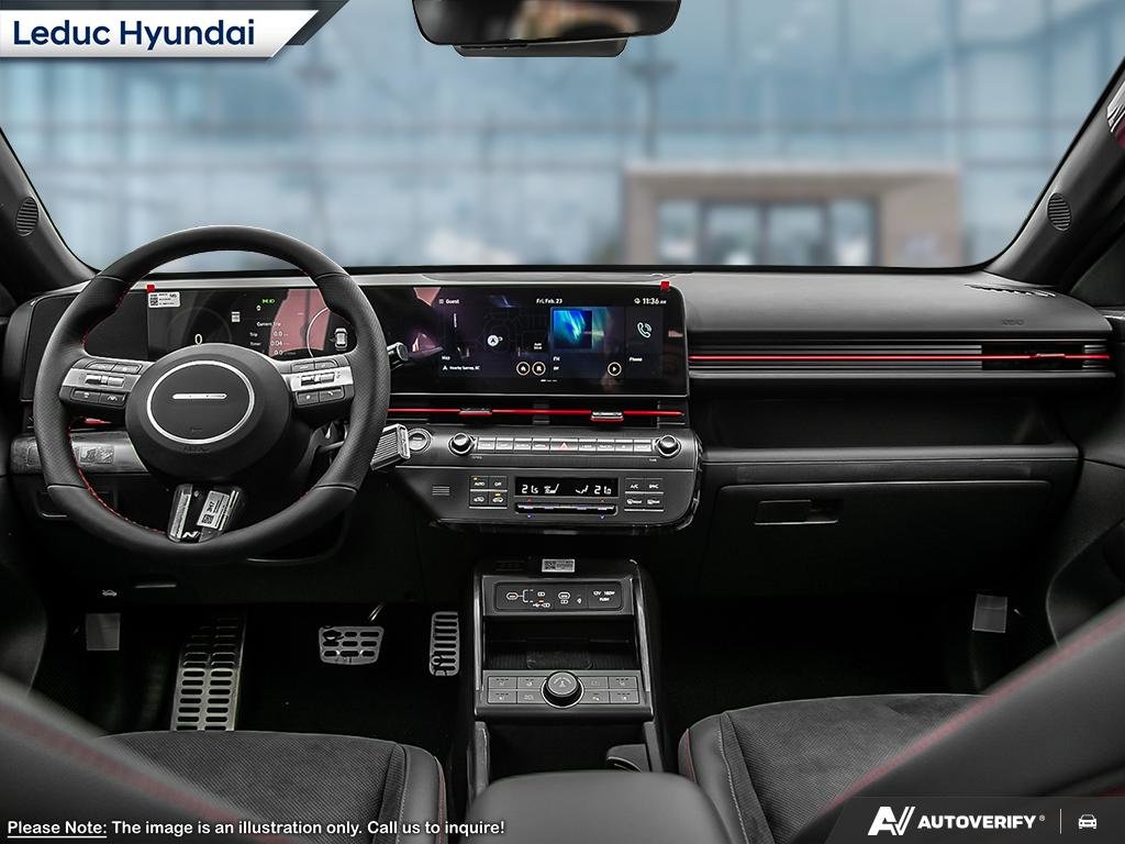 2026 Hyundai Kona N Line Ultimate w/ Two-tone in Leduc, Alberta - 19 - w1024h768px