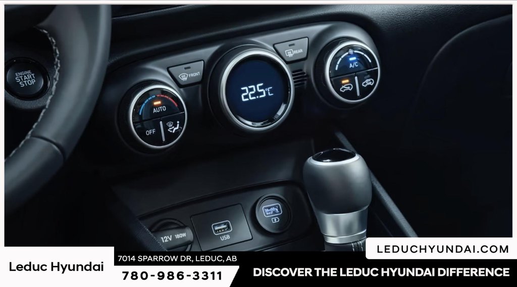 2025 Hyundai Venue Ultimate - Black interior in Leduc, Alberta - 17 - w1024h768px