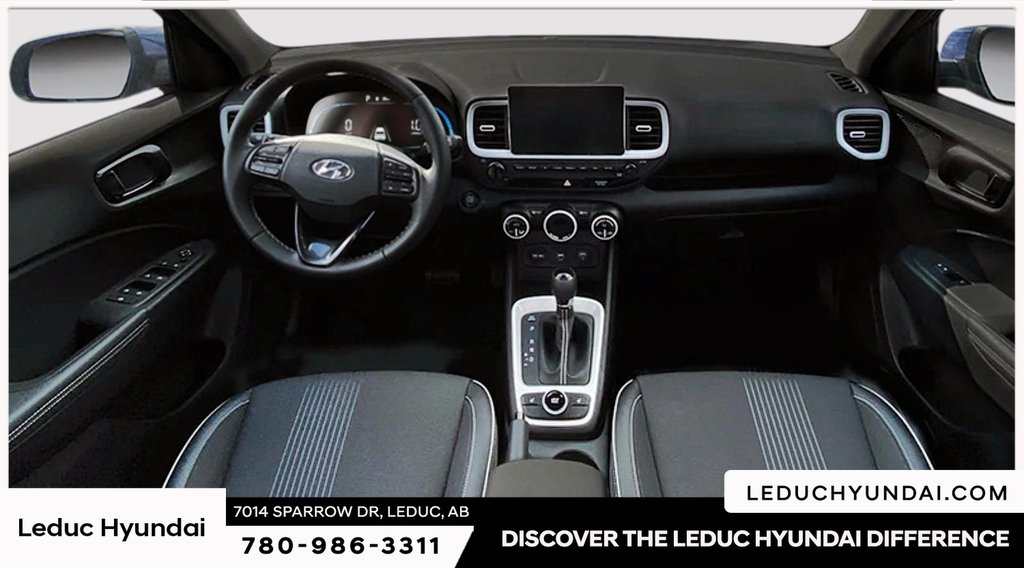 2025 Hyundai Venue Ultimate - Black interior in Leduc, Alberta - 13 - w1024h768px