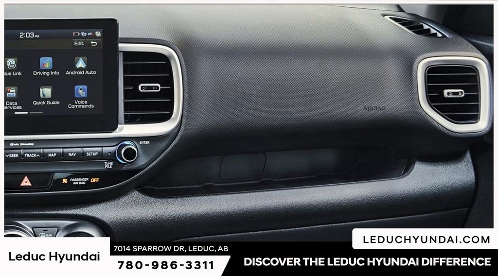 2025 Hyundai Venue Ultimate - Black interior in Leduc, Alberta - 19 - w1024h768px