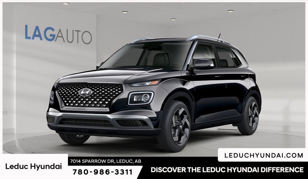 2026 Hyundai Venue Ultimate - Black interior in Leduc, Alberta - 1 - w1024h768px