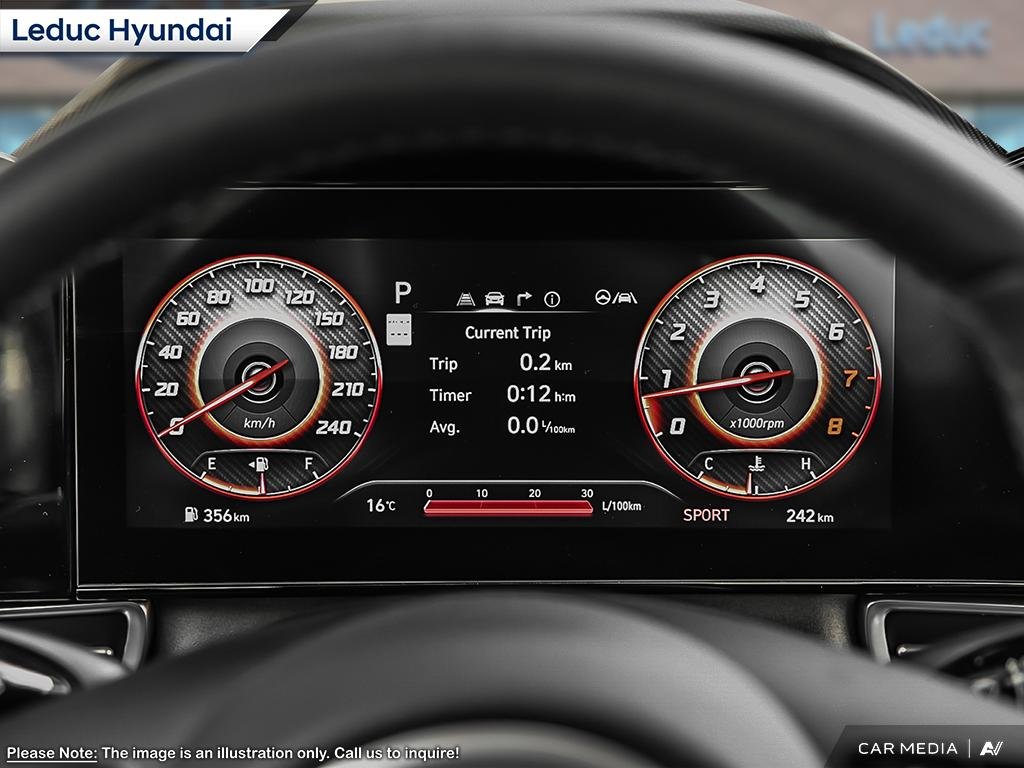2025 Hyundai Elantra Hybrid Luxury in Leduc, Alberta - 12 - w1024h768px