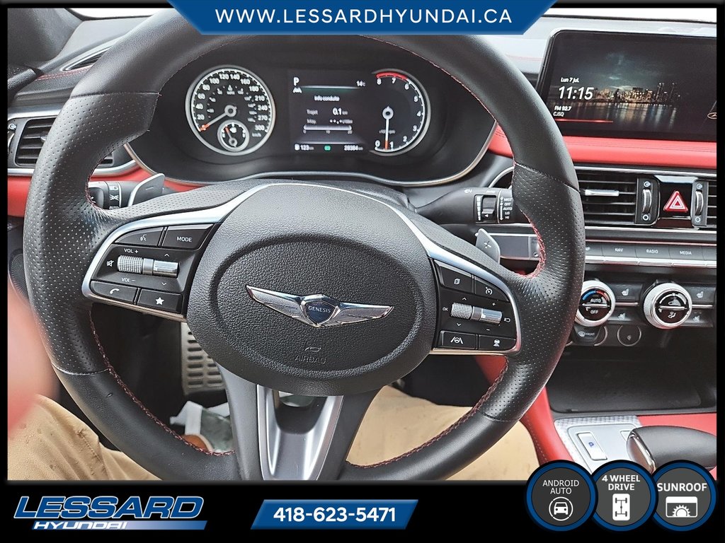 2023 GENESIS G70 3.3T Sport awd. in Québec, Quebec - 12 - w1024h768px