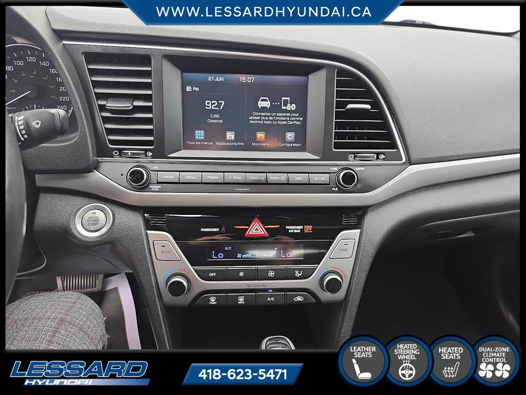 Hyundai Elantra GLS 2018 à Québec, Québec - 14 - w1024h768px