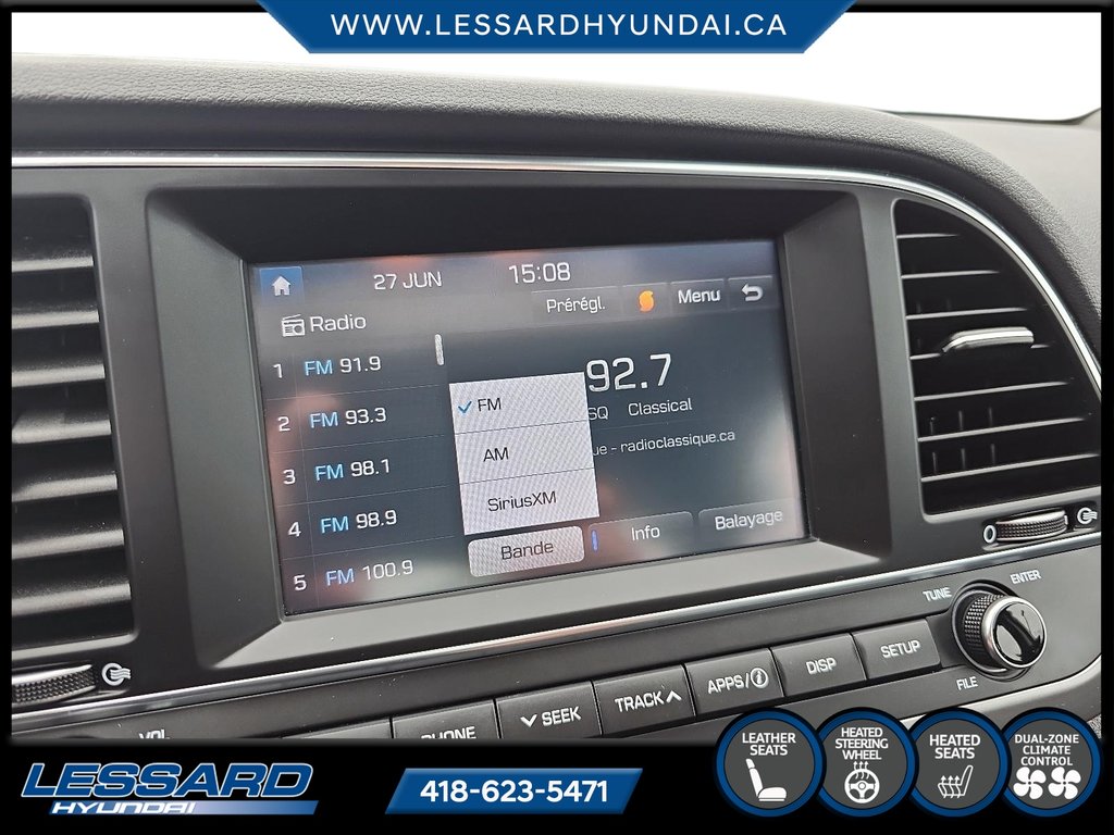 Hyundai Elantra GLS 2018 à Québec, Québec - 19 - w1024h768px