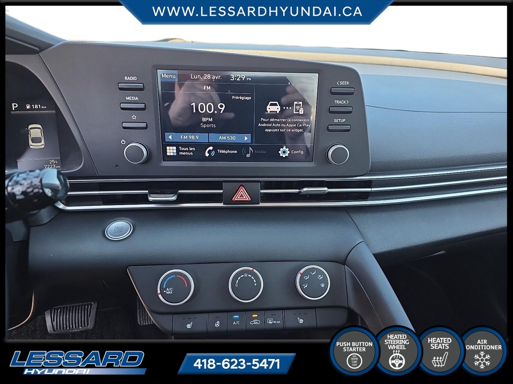 Hyundai Elantra Preferred automatique 2022 à Québec, Québec - 13 - w1024h768px