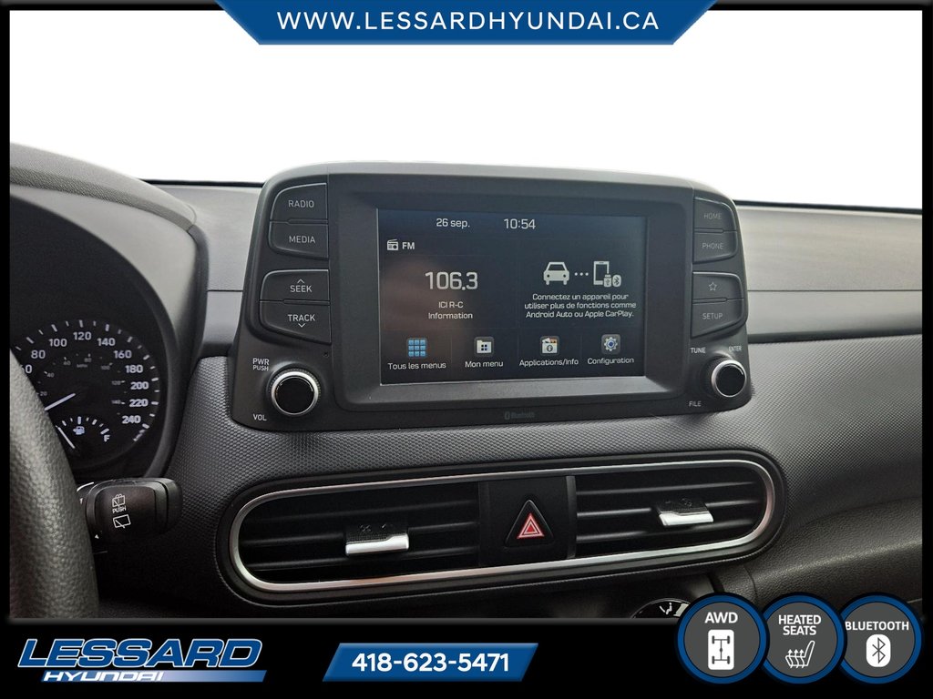 Hyundai Kona VERSION ESSENTIEL 2021 à Québec, Québec - 14 - w1024h768px