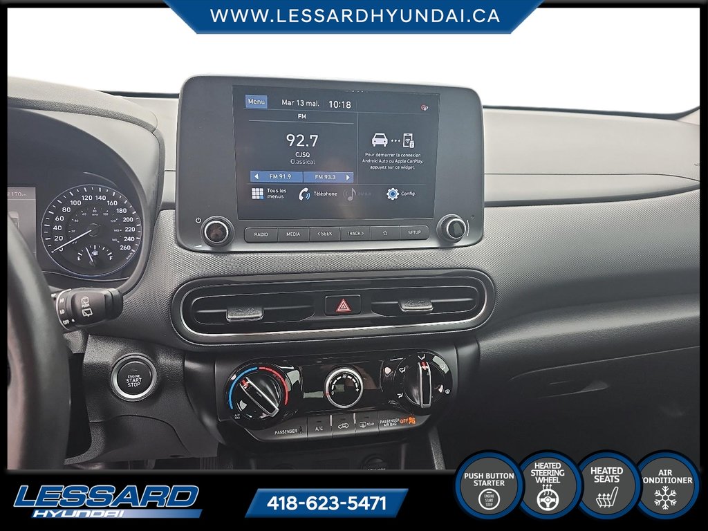 2022 Hyundai Kona Preferred Traction avant. in Québec, Quebec - 14 - w1024h768px