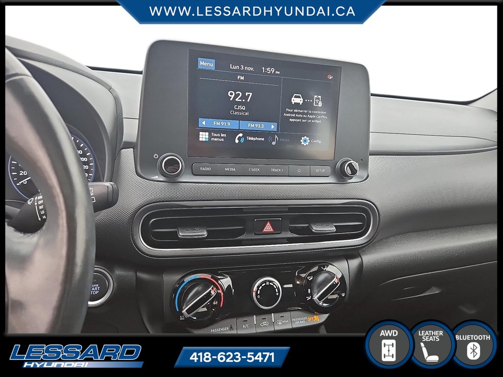 2022 Hyundai Kona Preferred Cuir = toit in Québec, Quebec - 14 - w1024h768px