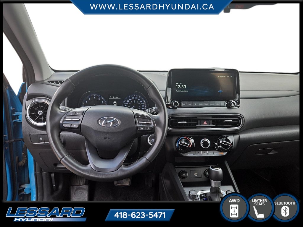 2023 Hyundai Kona Preferred, cuir, toit ouvrant. in Québec, Quebec - 10 - w1024h768px