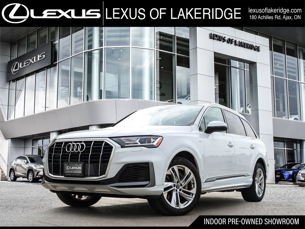 2021 Audi Q7 55 KOMFORT QUATTRO|10.1 DISPLAY|CARPLAY|BLINDSPOT| in Ajax, Ontario at Lakeridge Auto Gallery - 1 - w1024h768px