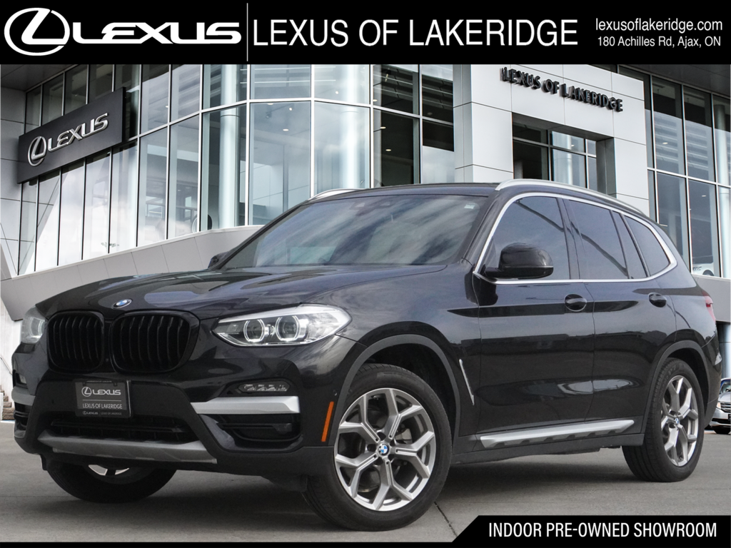 2021 BMW X3 xDrive30i PREMIUM ESSENTIAL|MOONROOF|H/STEERING|CARPLAY in Ajax, Ontario at Lexus of Lakeridge - 1 - w1024h768px