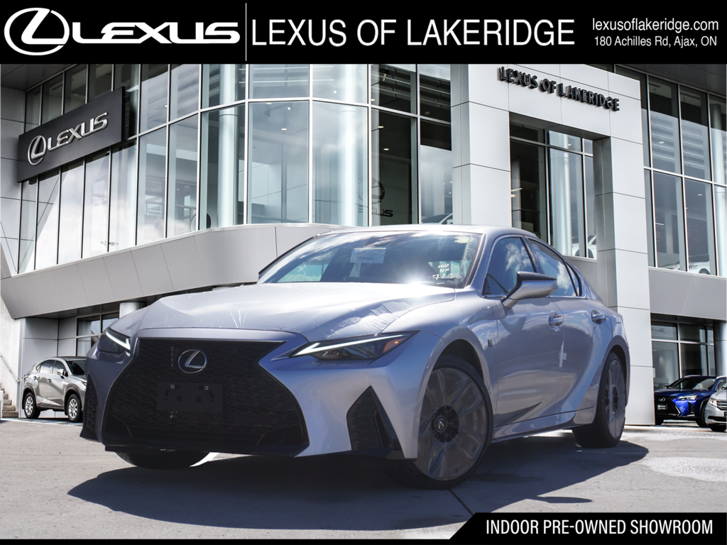 2025 Lexus IS 300 AWD FSPORT|BLINDSPOT|MOONROOF|H/STEERING| in Ajax, Ontario at Lakeridge Auto Gallery - 1 - w1024h768px