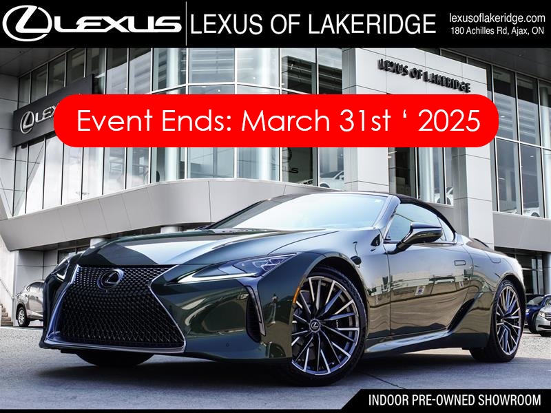 2024 Lexus LC Convertible 500 in Ajax, Ontario at Lakeridge Auto Gallery - 1 - w1024h768px