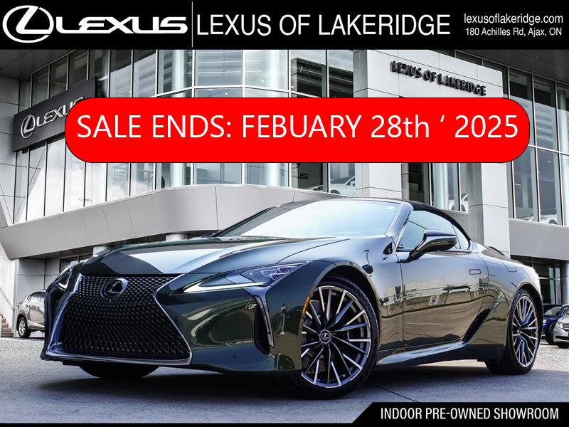 2024 Lexus LC Convertible 500 in Ajax, Ontario at Lakeridge Auto Gallery - 1 - w1024h768px