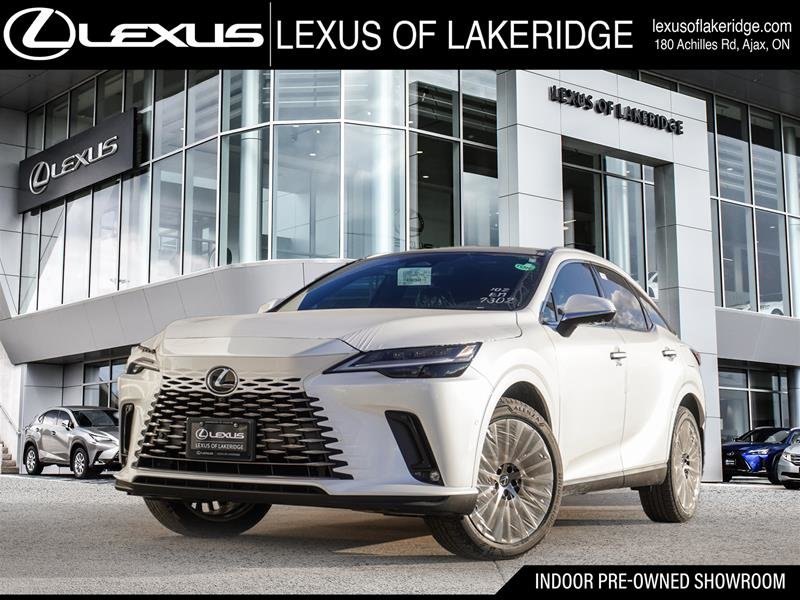 2024 Lexus RX 450h + EXECUTIVE|14 DISPLAY|PANORAMIC|HUD|M/LEVINSON in Ajax, Ontario at Lakeridge Auto Gallery - 1 - w1024h768px