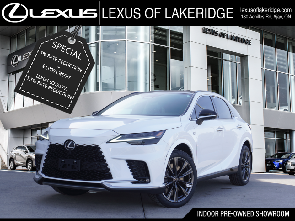 2025 Lexus RX 350 FSPORT3|14 DISPLAY|M/LEVINSON|PANORAMIC in Ajax, Ontario at Lexus of Lakeridge - 1 - w1024h768px