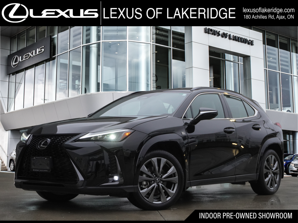 2025 Lexus UX 300h F SPORT DESIGN|CARPLAY|MOONROOF|H/STEERING in Ajax, Ontario at Lexus of Lakeridge - 1 - w1024h768px