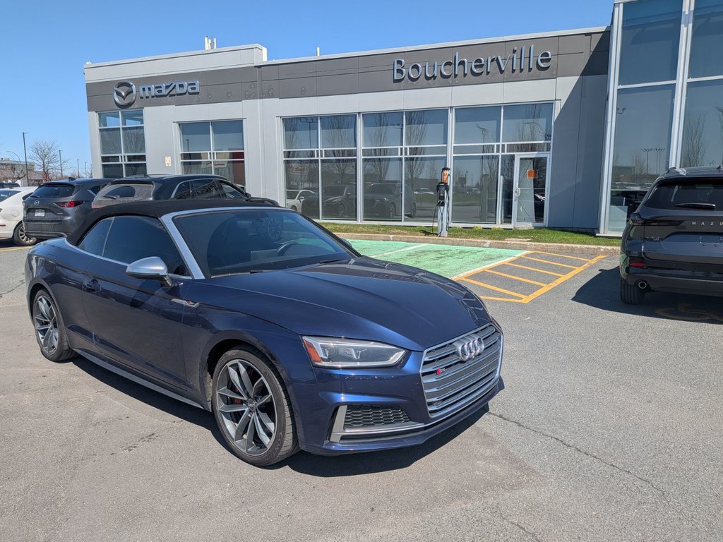 Audi S5 Cabriolet TECHNIK JAMAIS ACCIDENTE DECAPOTABLE 2018 à Boucherville, Québec - 1 - w1024h768px
