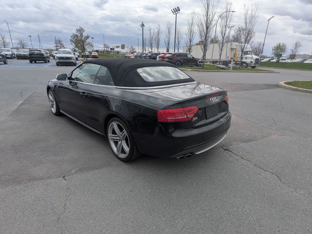 2011 Audi S5 PREMIUM CABRIOLET INTÉRIEUR ROUGE V6 TURBO in Boucherville, Quebec - 9 - w1024h768px