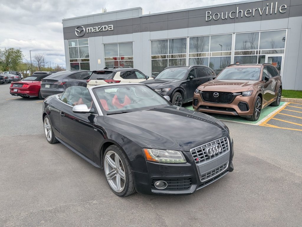 2011 Audi S5 PREMIUM CABRIOLET INTÉRIEUR ROUGE V6 TURBO in Boucherville, Quebec - 14 - w1024h768px