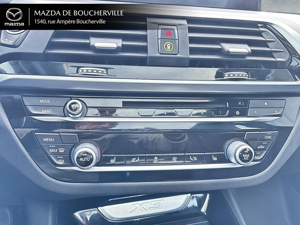 BMW X3 XDrive+NAV+TOIT+CUIR+BAS KM+X-LINE 2019 à Boucherville, Québec - 17 - w1024h768px