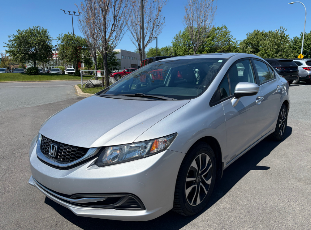 2014 Honda Civic Sedan EX AUTOMATIQUE JAMAIS ACCIDENTÉ BAS KILO TOIT in Boucherville, Quebec - 3 - w1024h768px