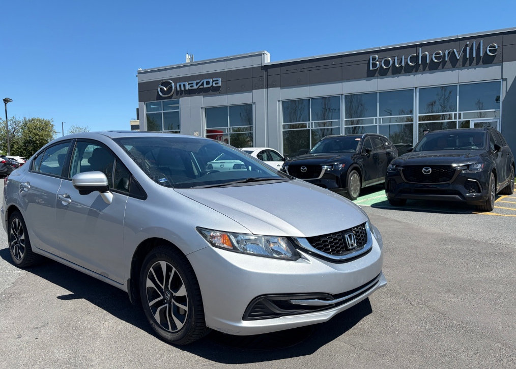 2014 Honda Civic Sedan EX AUTOMATIQUE JAMAIS ACCIDENTÉ BAS KILO TOIT in Boucherville, Quebec - 1 - w1024h768px