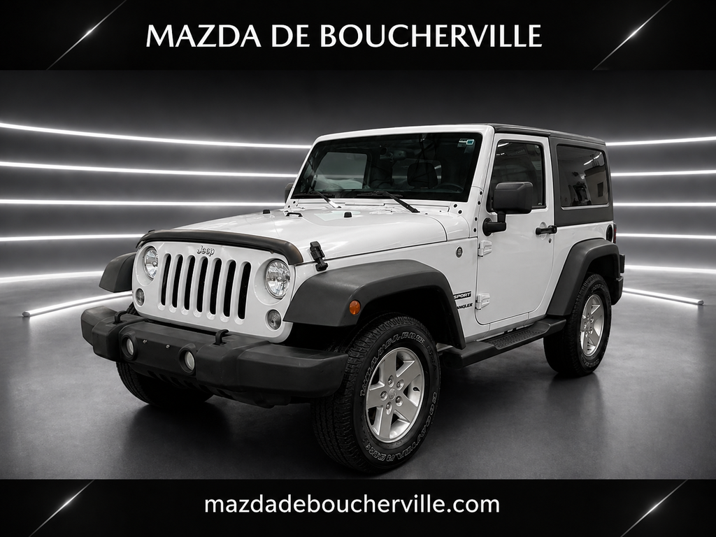Jeep Wrangler JK Sport, AUT, 3.6L, BAS KM 2018 à Boucherville, Québec - 1 - w1024h768px