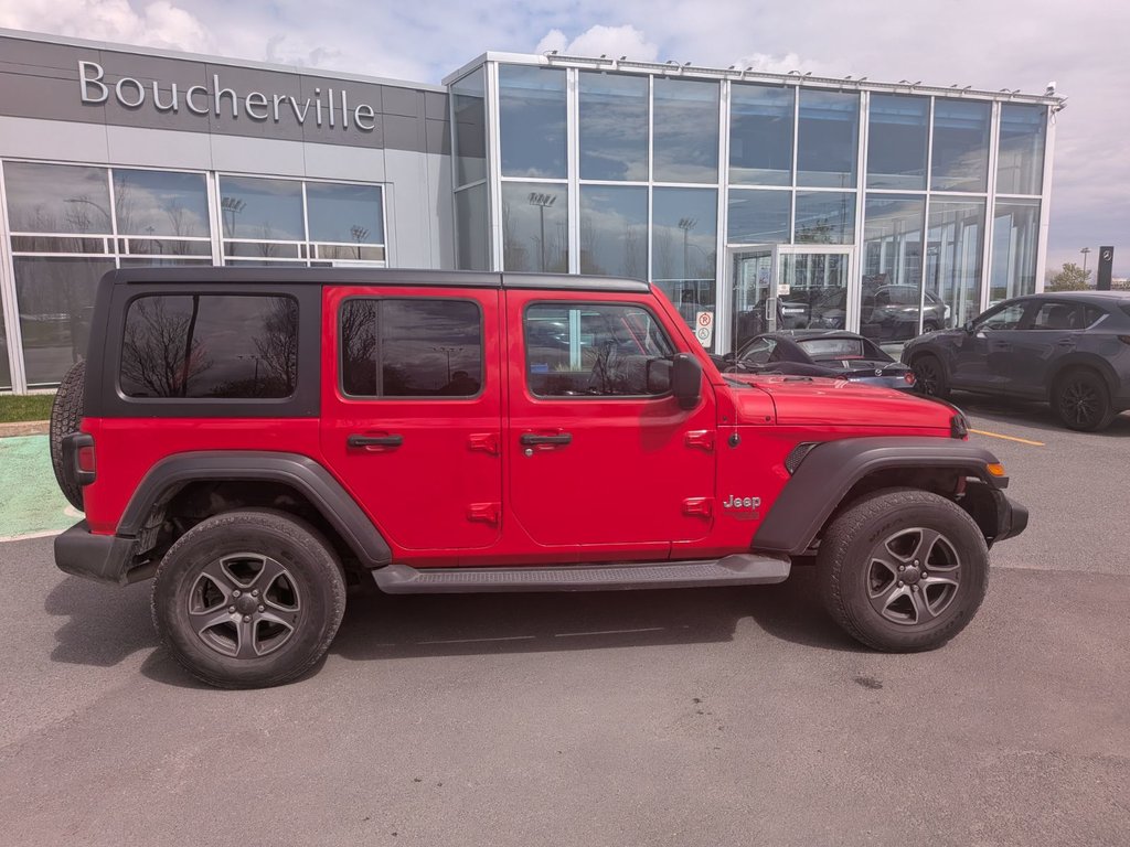 Jeep Wrangler Unlimited SPORT DÉMARREUR À DISTANCE, V6 3.6L PENTASTAR 2018 à Boucherville, Québec - 13 - w1024h768px