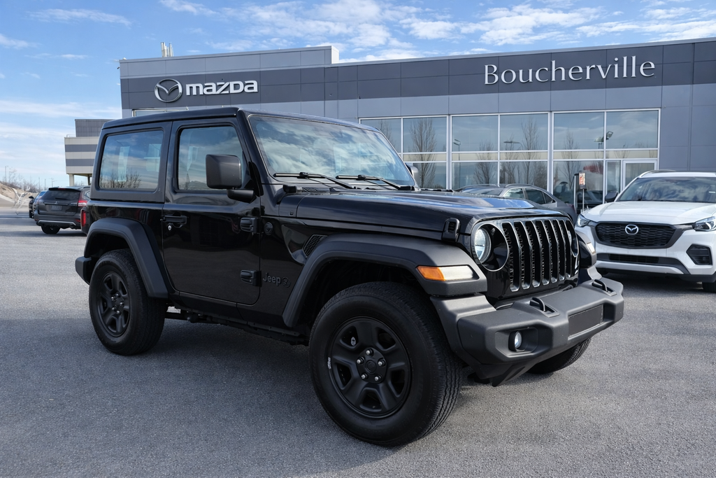 Jeep Wrangler Sport,AUT, AIR, TRÈS BAS KM 2024 à Boucherville, Québec - 1 - w1024h768px
