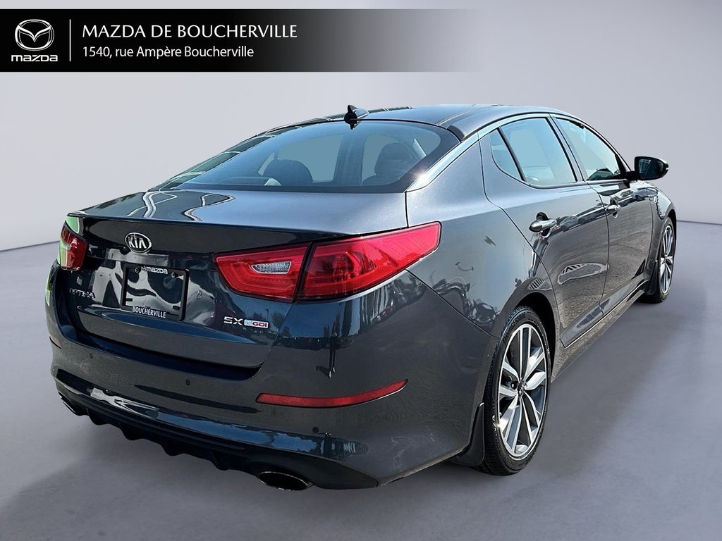 2015 Kia Optima TURBO - CUIR - BAS KM - TOUTE ÉQUIPÉE in Boucherville, Quebec - 7 - w1024h768px