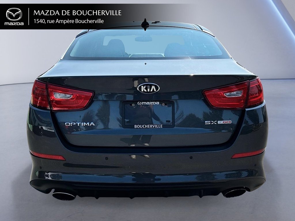 Kia Optima TURBO - CUIR - BAS KM - TOUTE ÉQUIPÉE 2015 à Boucherville, Québec - 4 - w1024h768px