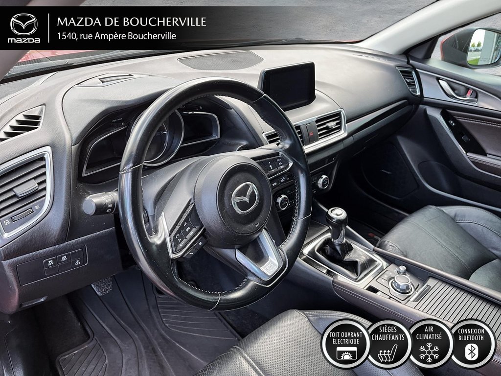 2018 Mazda 3 Sport GT+CUIR +TOIT+NAV in Boucherville, Quebec - 14 - w1024h768px